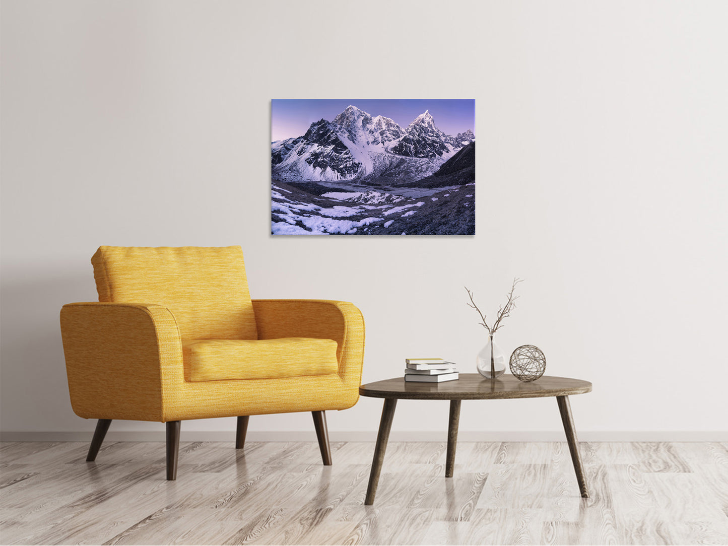 Leinwandbild Taboche und Cholatse