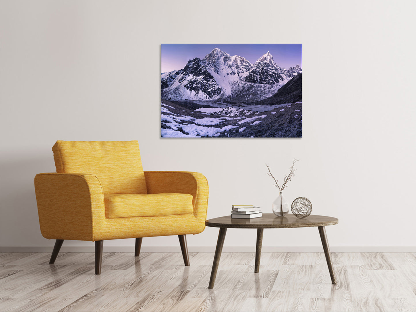 Leinwandbild Taboche und Cholatse