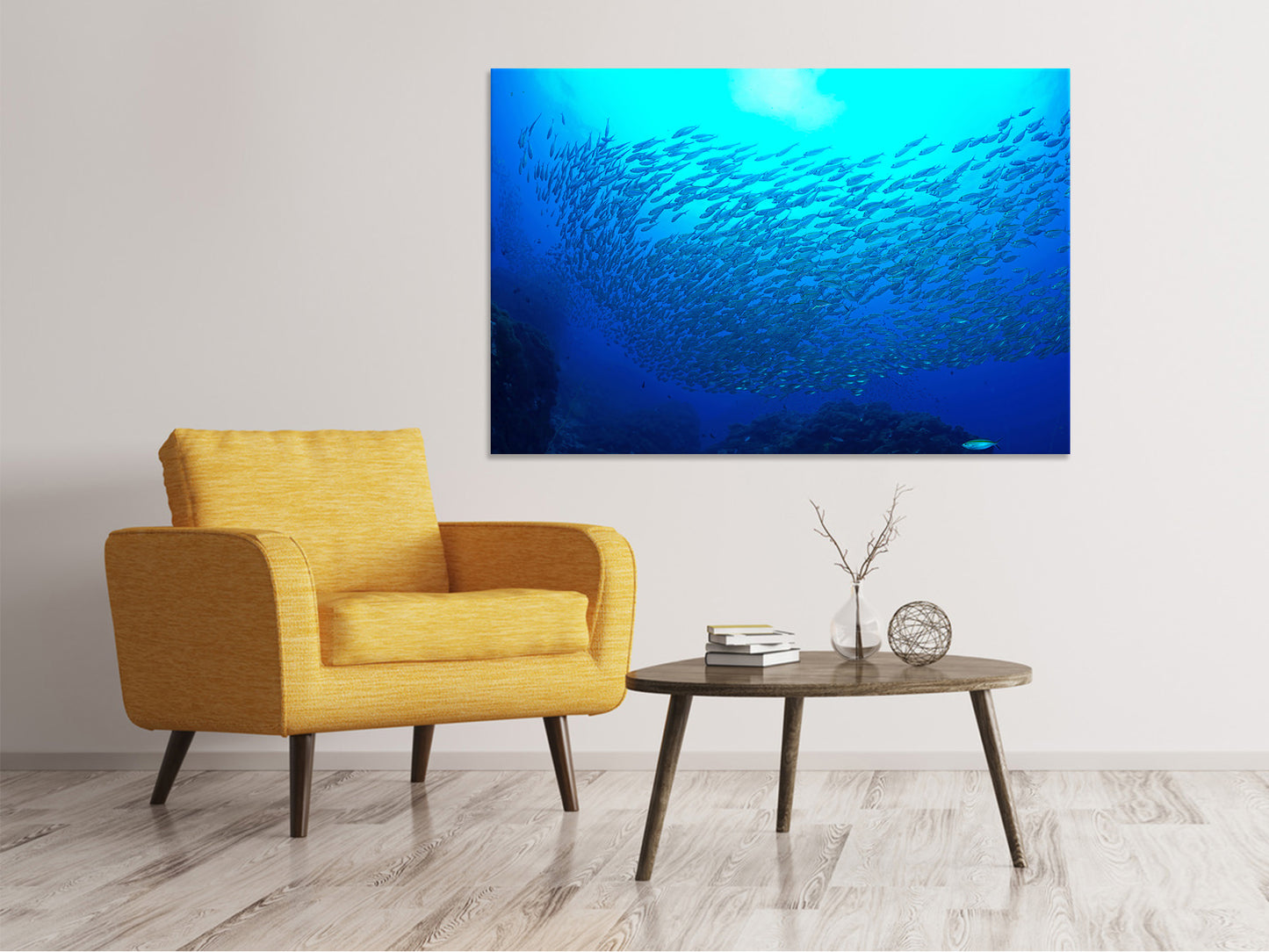 Leinwandbild Fischwelt