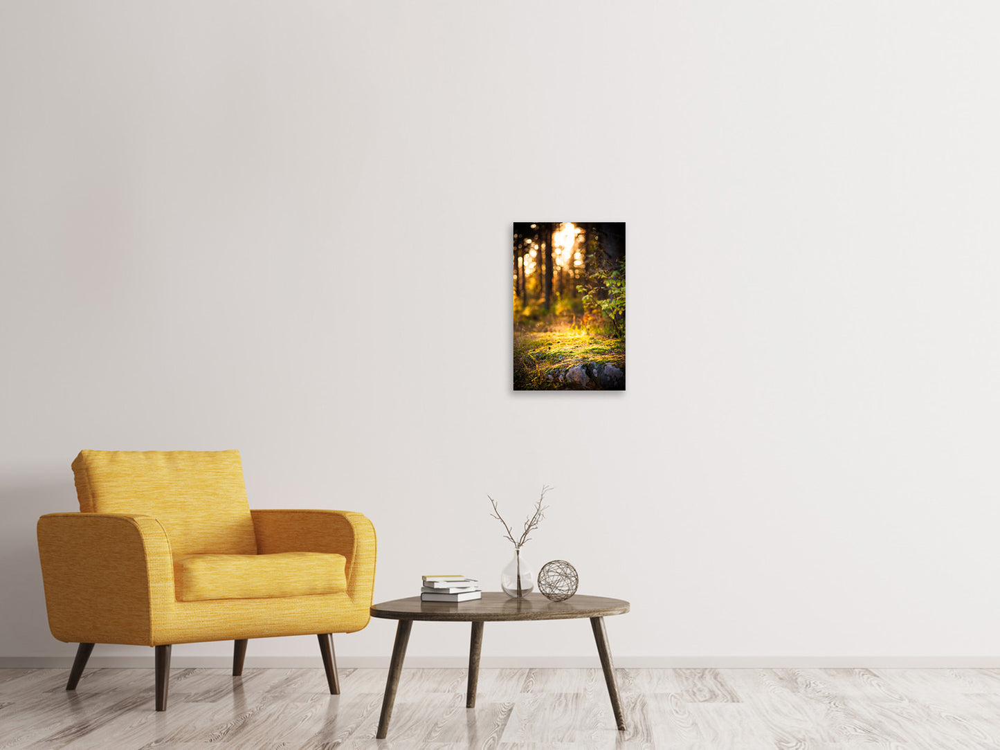 Leinwandbild Der Wald im Hintergrund