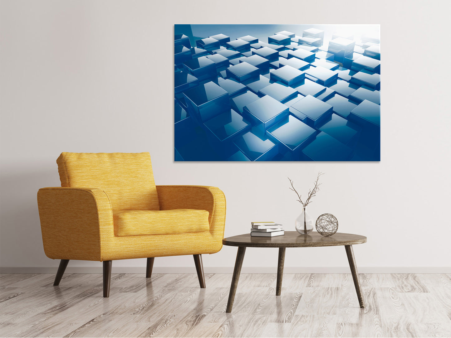 Leinwandbild 3D-Cubes