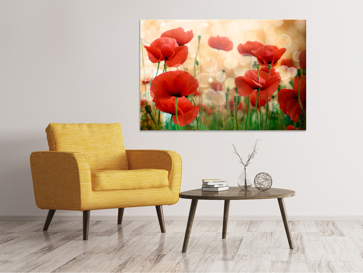 Leinwandbild Der Klatschmohn