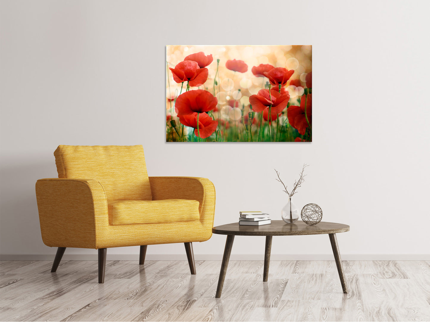 Leinwandbild Der Klatschmohn
