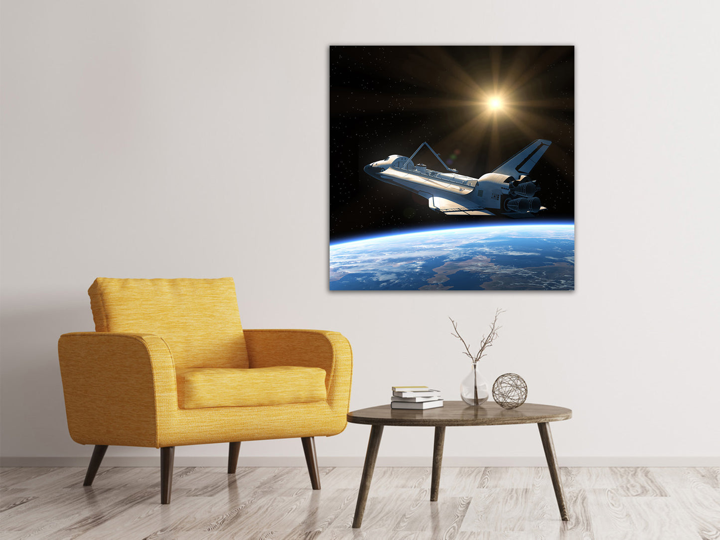 Leinwandbild Das Raumschiff