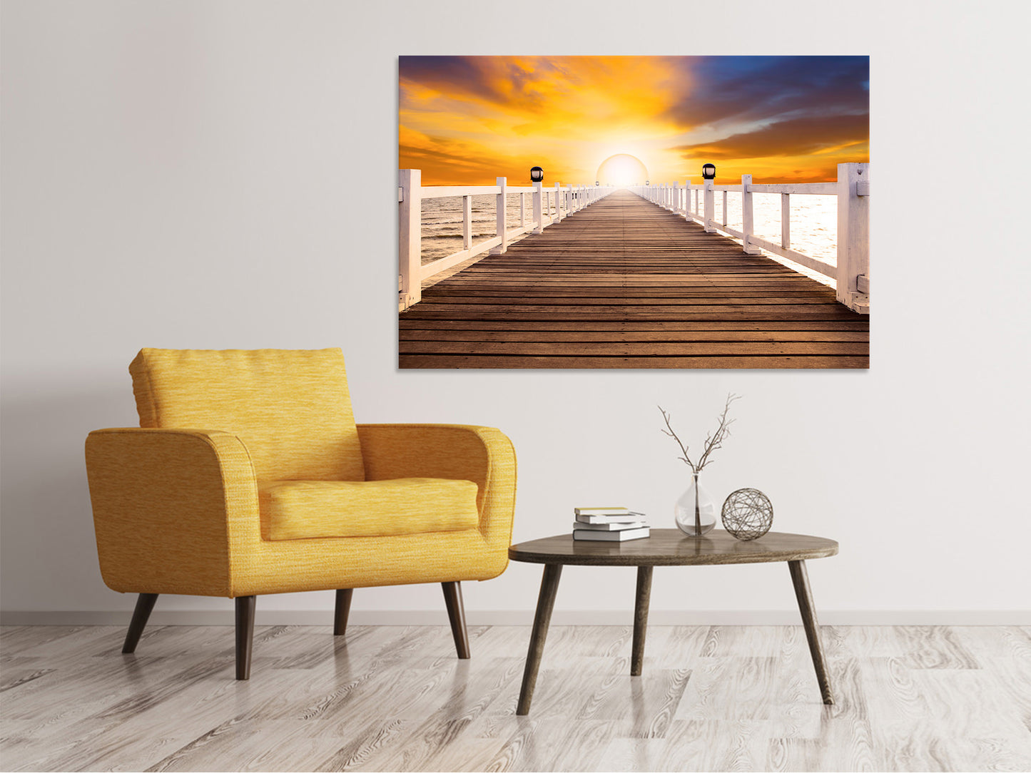 Leinwandbild Die Brücke Ins Glück