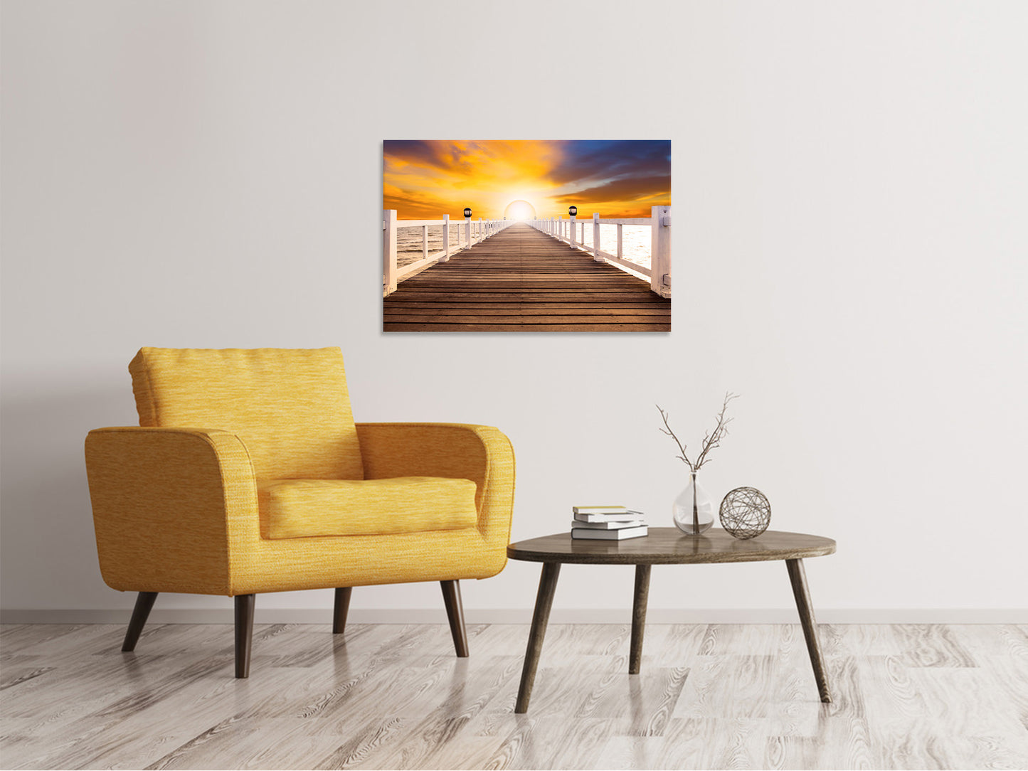 Leinwandbild Die Brücke Ins Glück