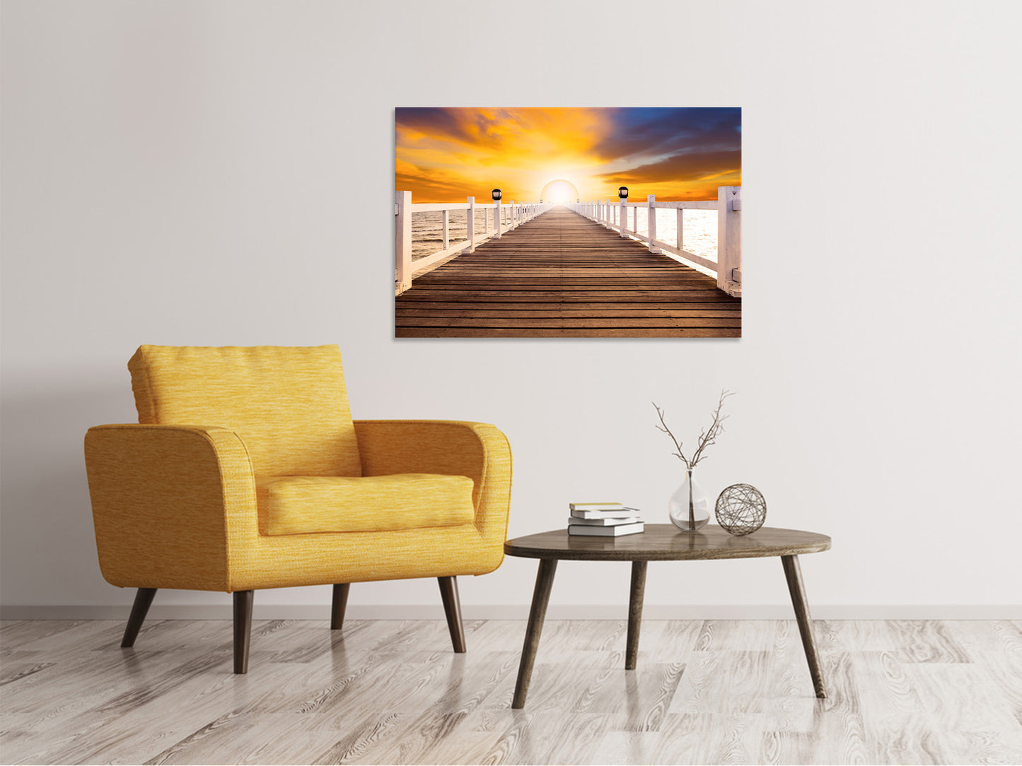 Leinwandbild Die Brücke Ins Glück