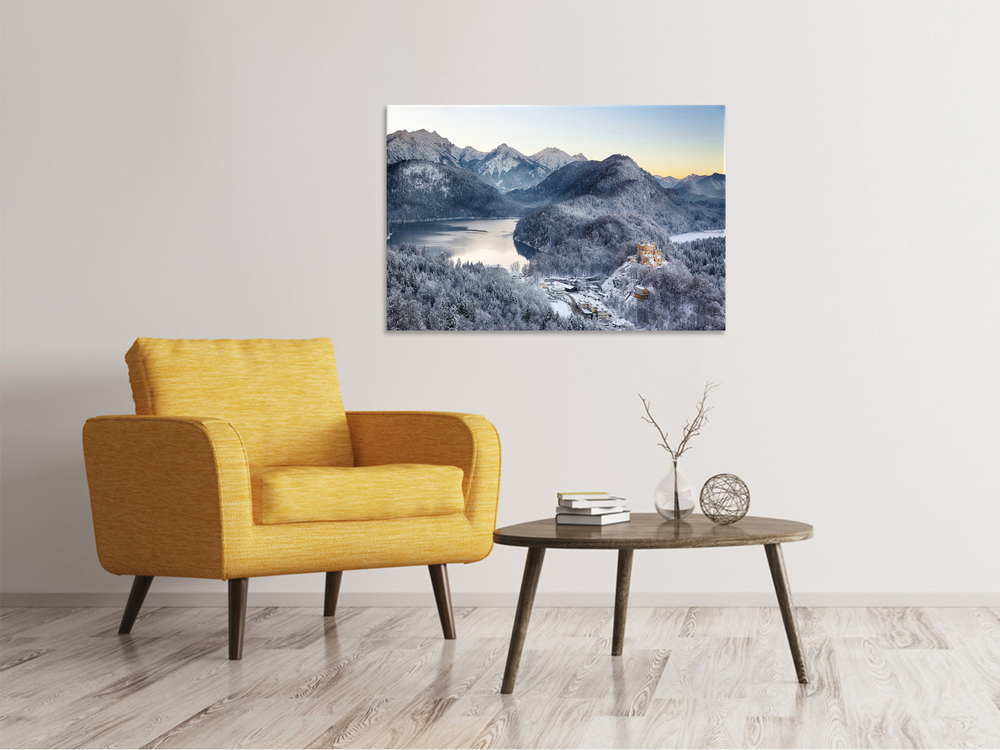 Leinwandbild Schloss Neuschwanstein im Ammergebierge