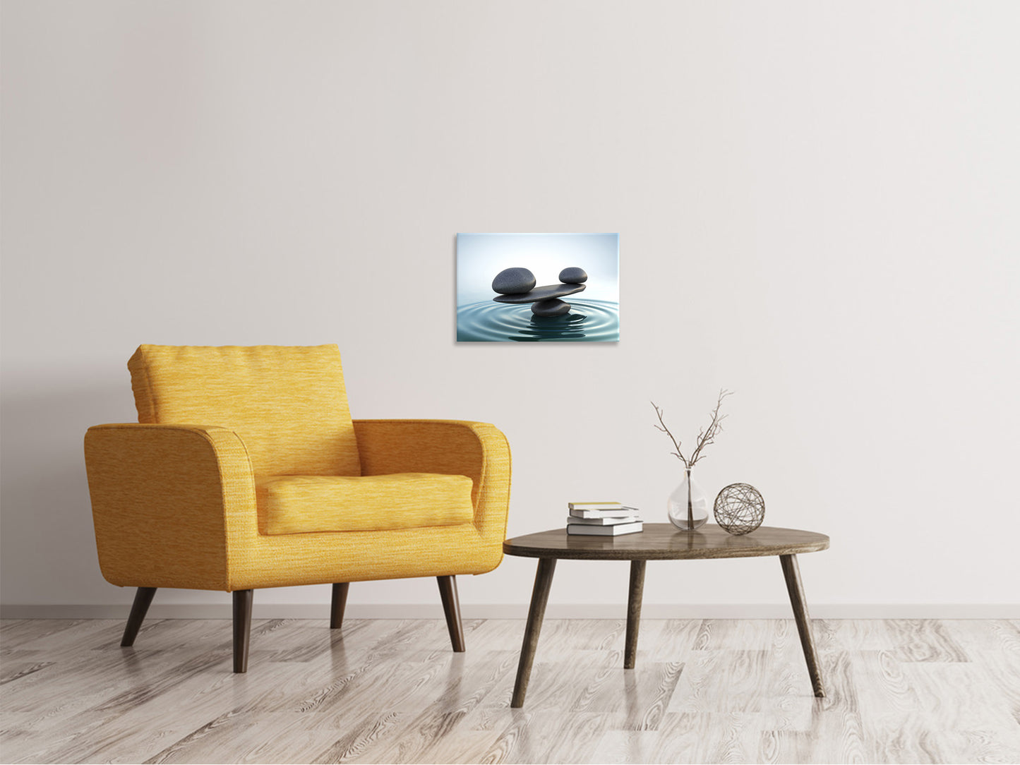 Leinwandbild Steinbalance