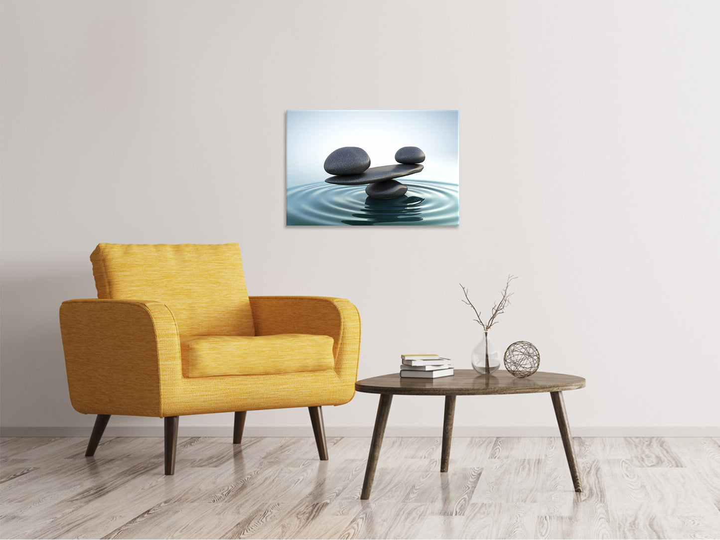 Leinwandbild Steinbalance