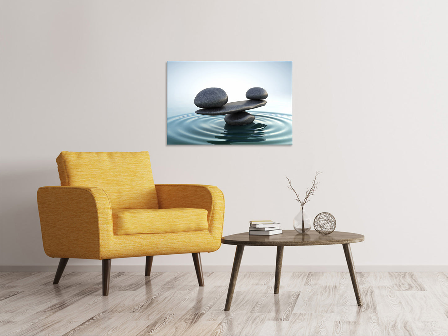 Leinwandbild Steinbalance