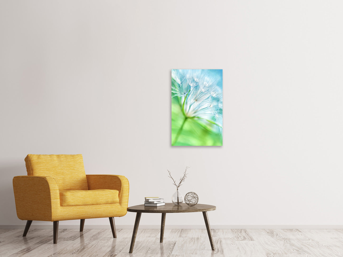 Leinwandbild Makroaufnahme Pusteblume