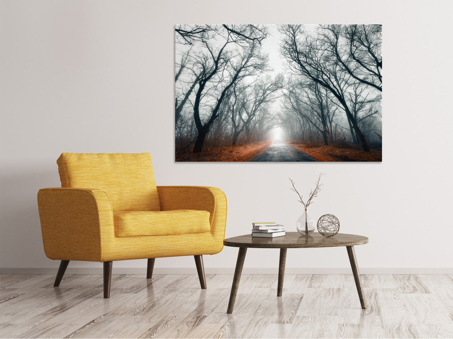 Leinwandbild Mysteriöse Stimmung im Wald