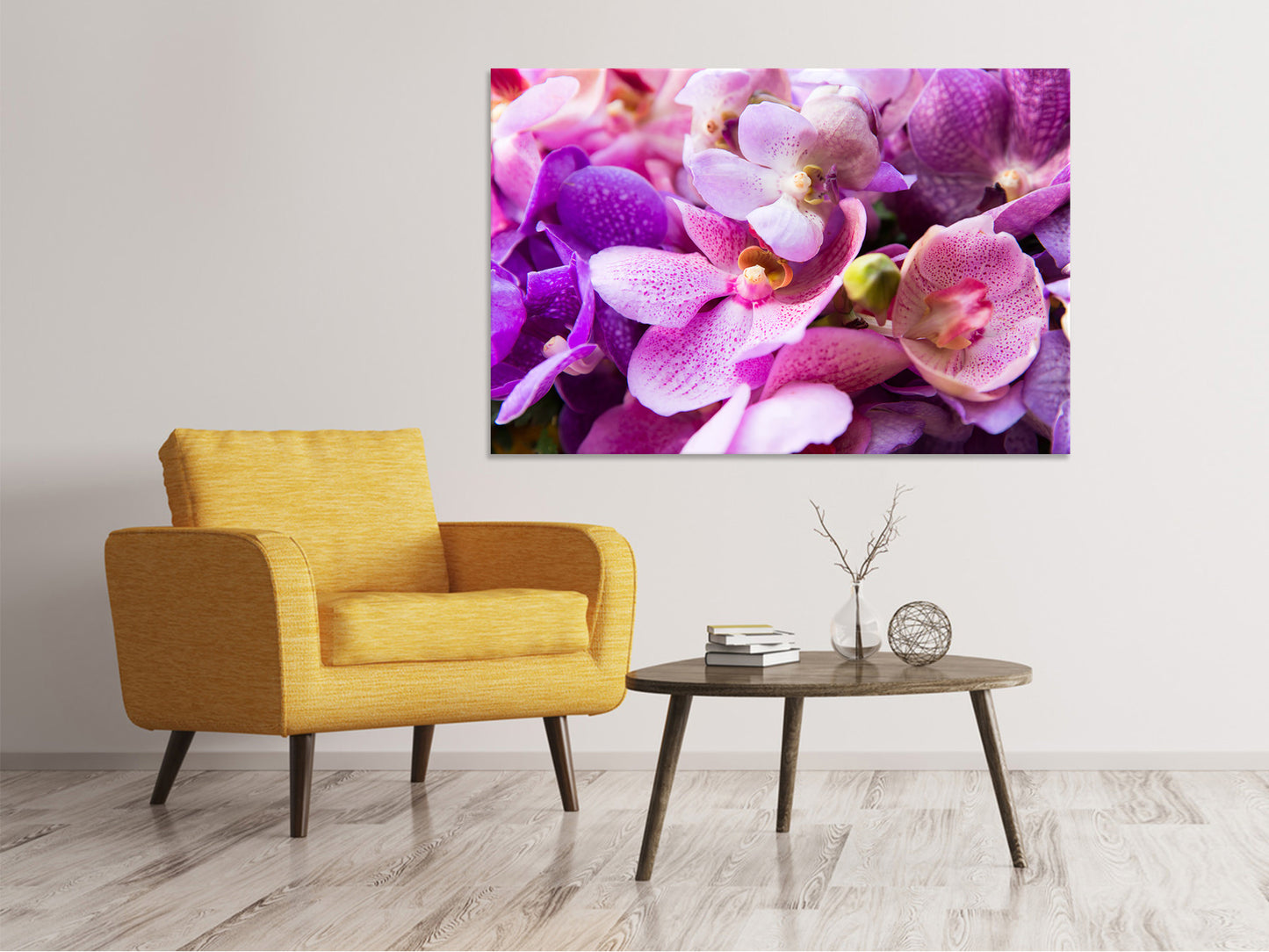 Leinwandbild Im Orchideenparadies