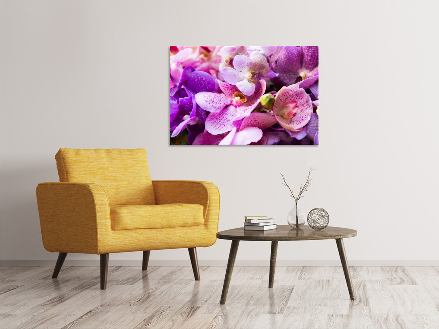 Leinwandbild Im Orchideenparadies