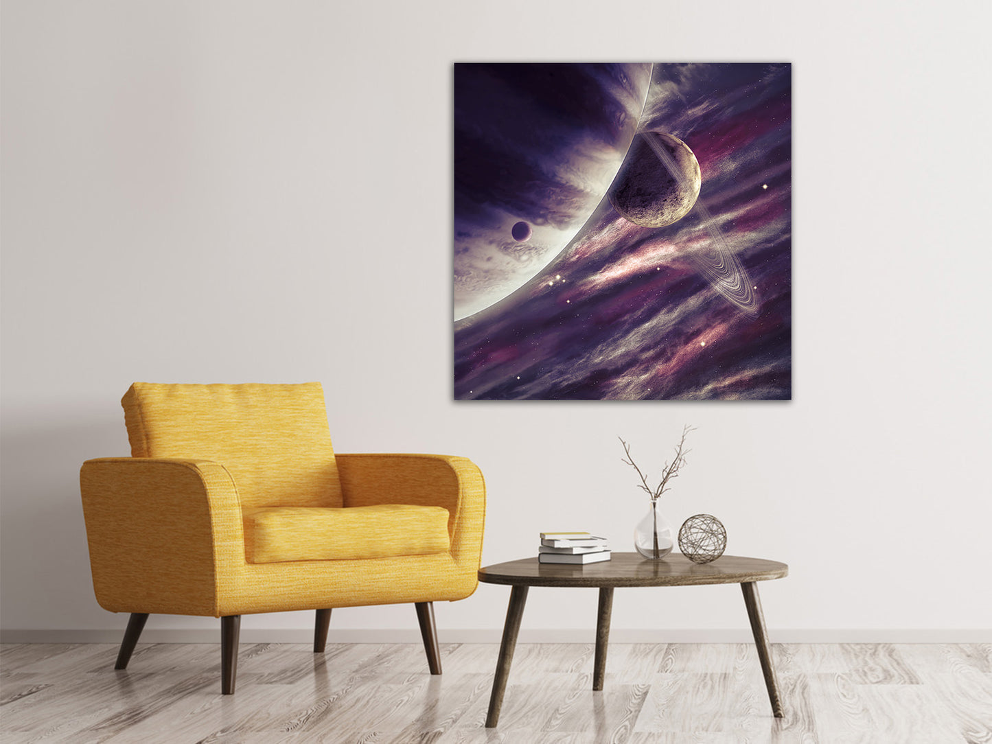 Leinwandbild Weltraumreise