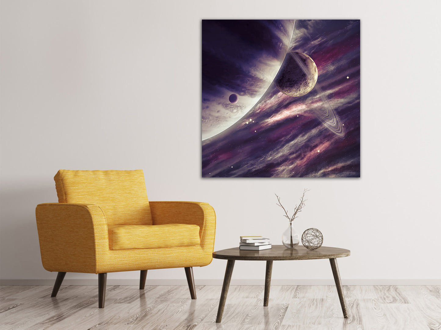Leinwandbild Weltraumreise