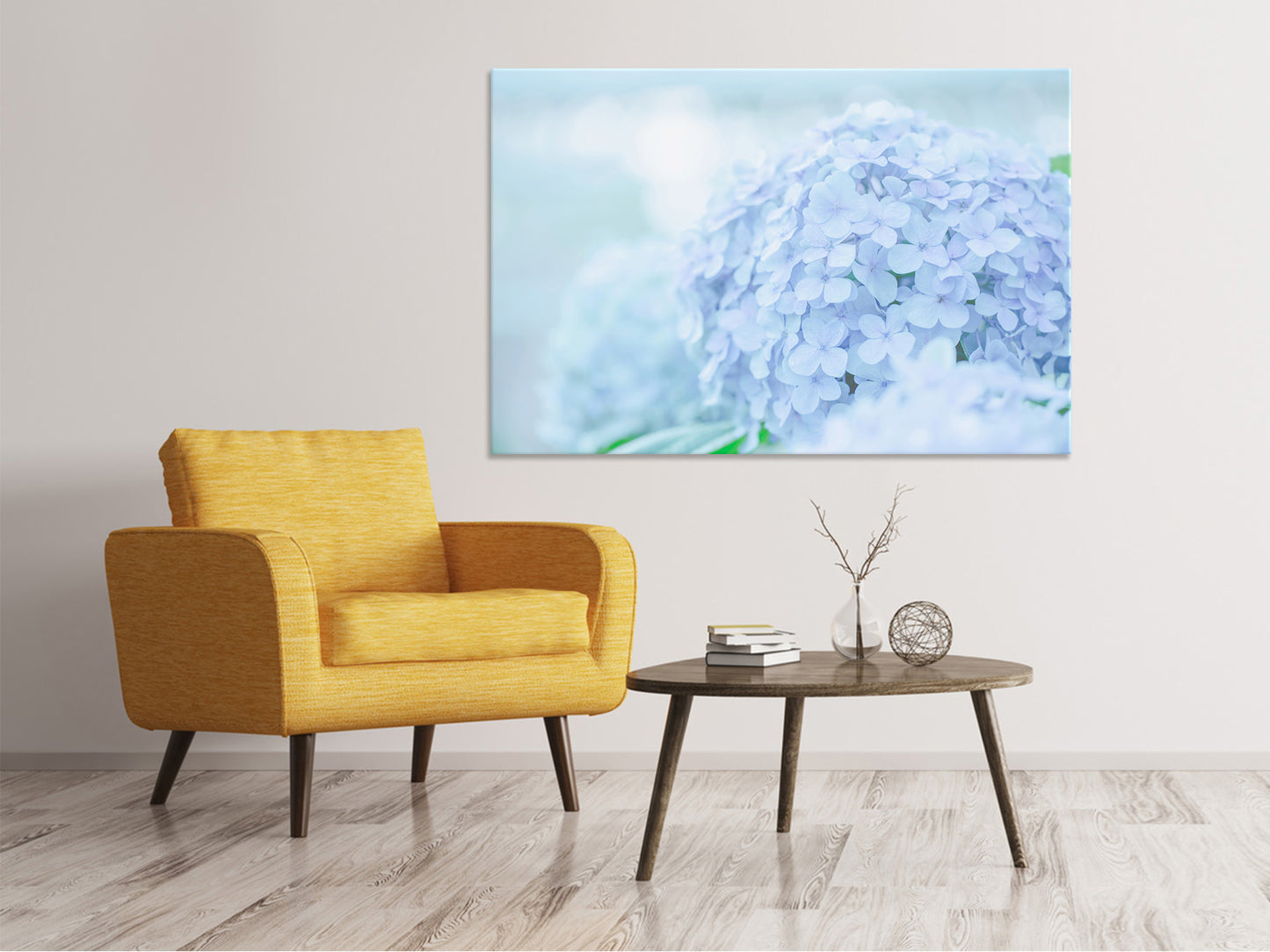 Leinwandbild Die Hortensie