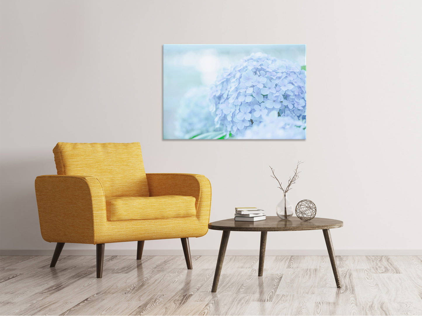 Leinwandbild Die Hortensie