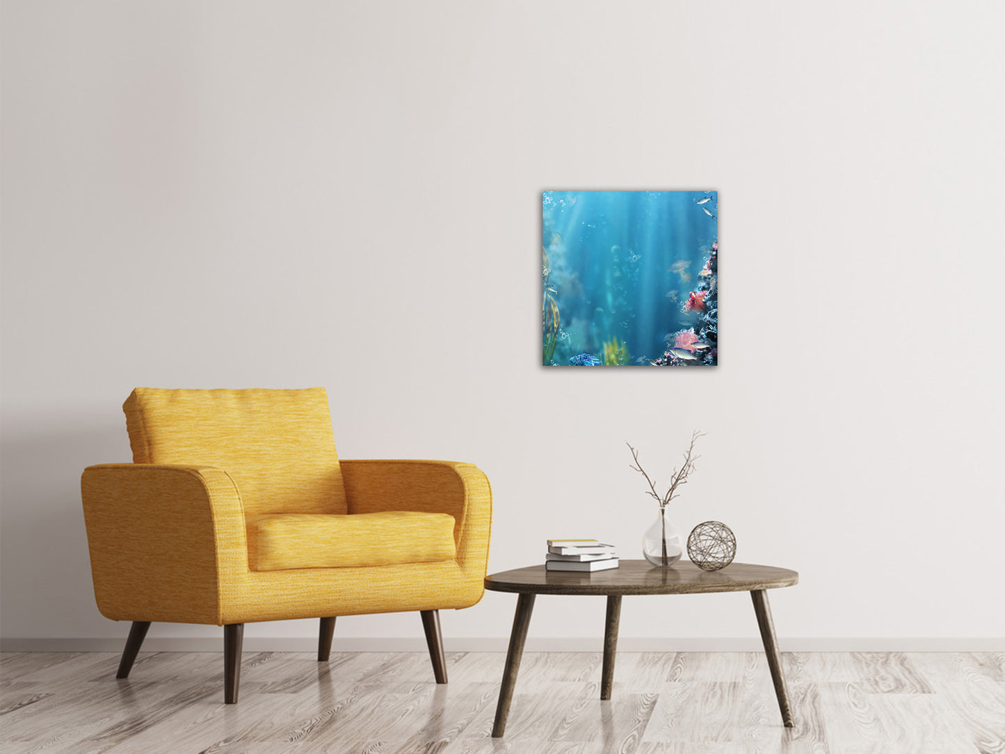 Leinwandbild Unter Wasser