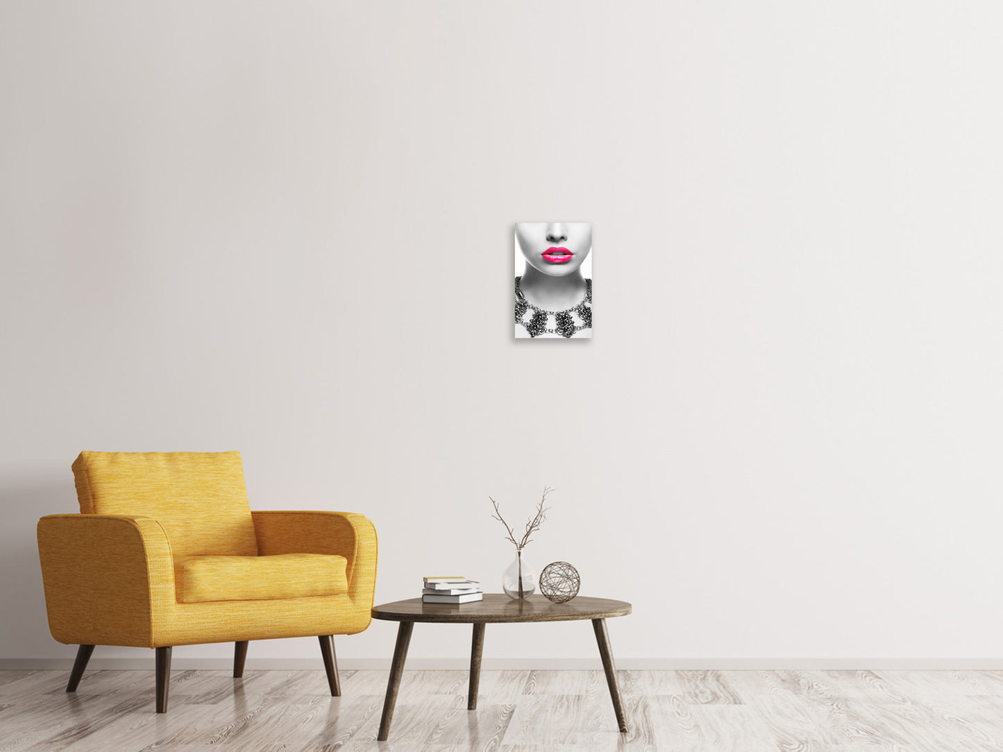 Leinwandbild Rote Lippen