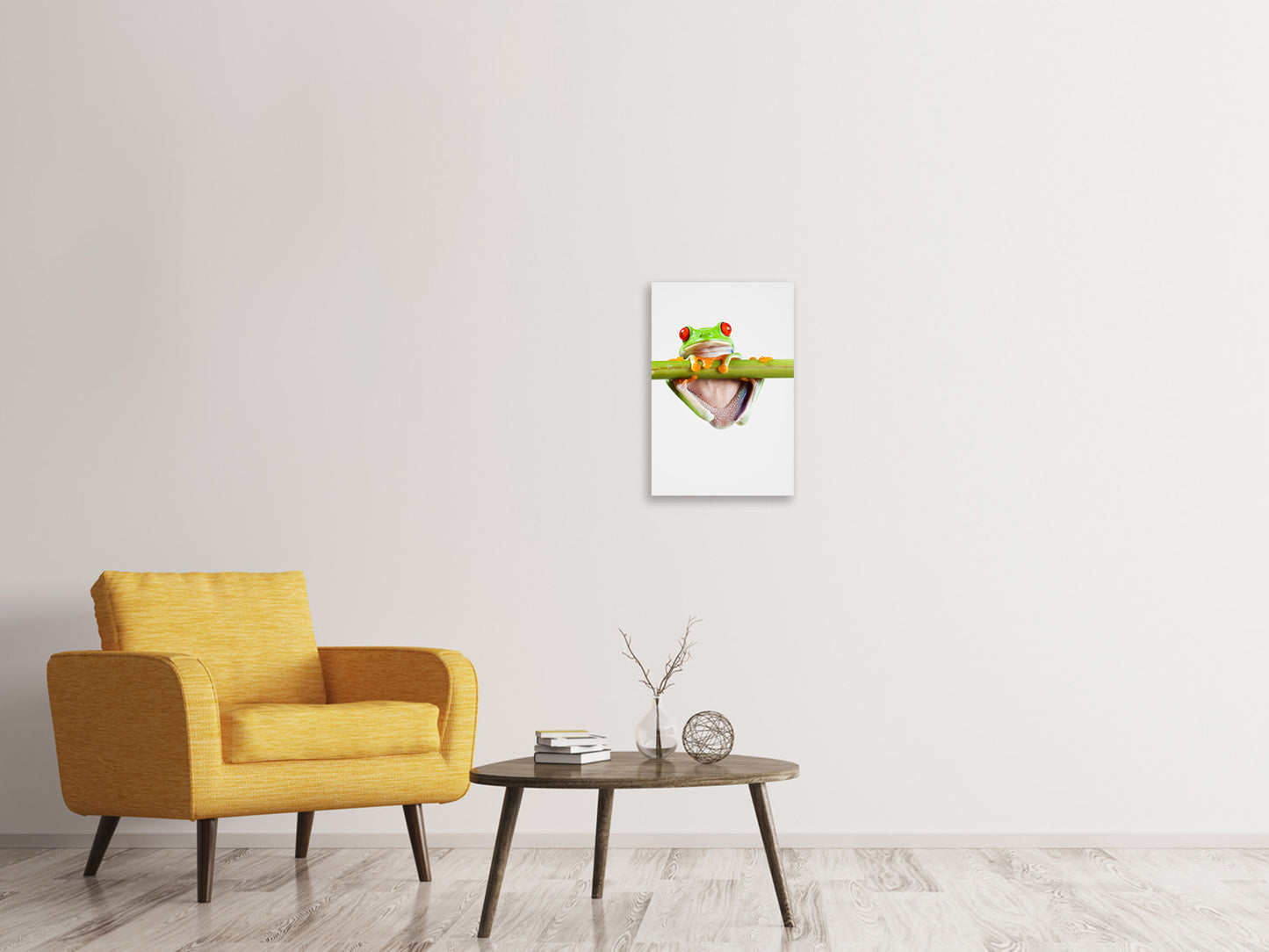 Leinwandbild Frosch-Akrobatik