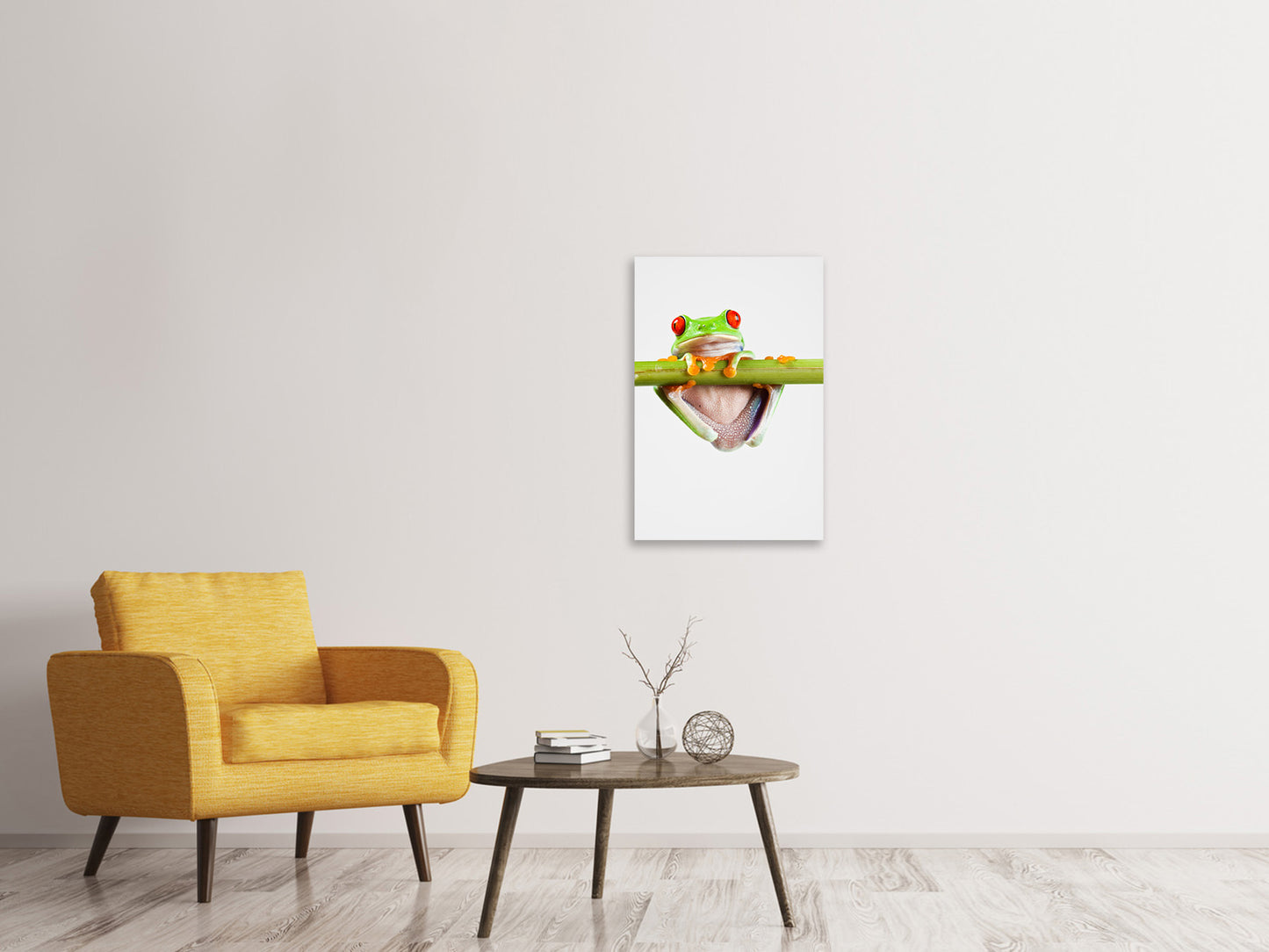 Leinwandbild Frosch-Akrobatik