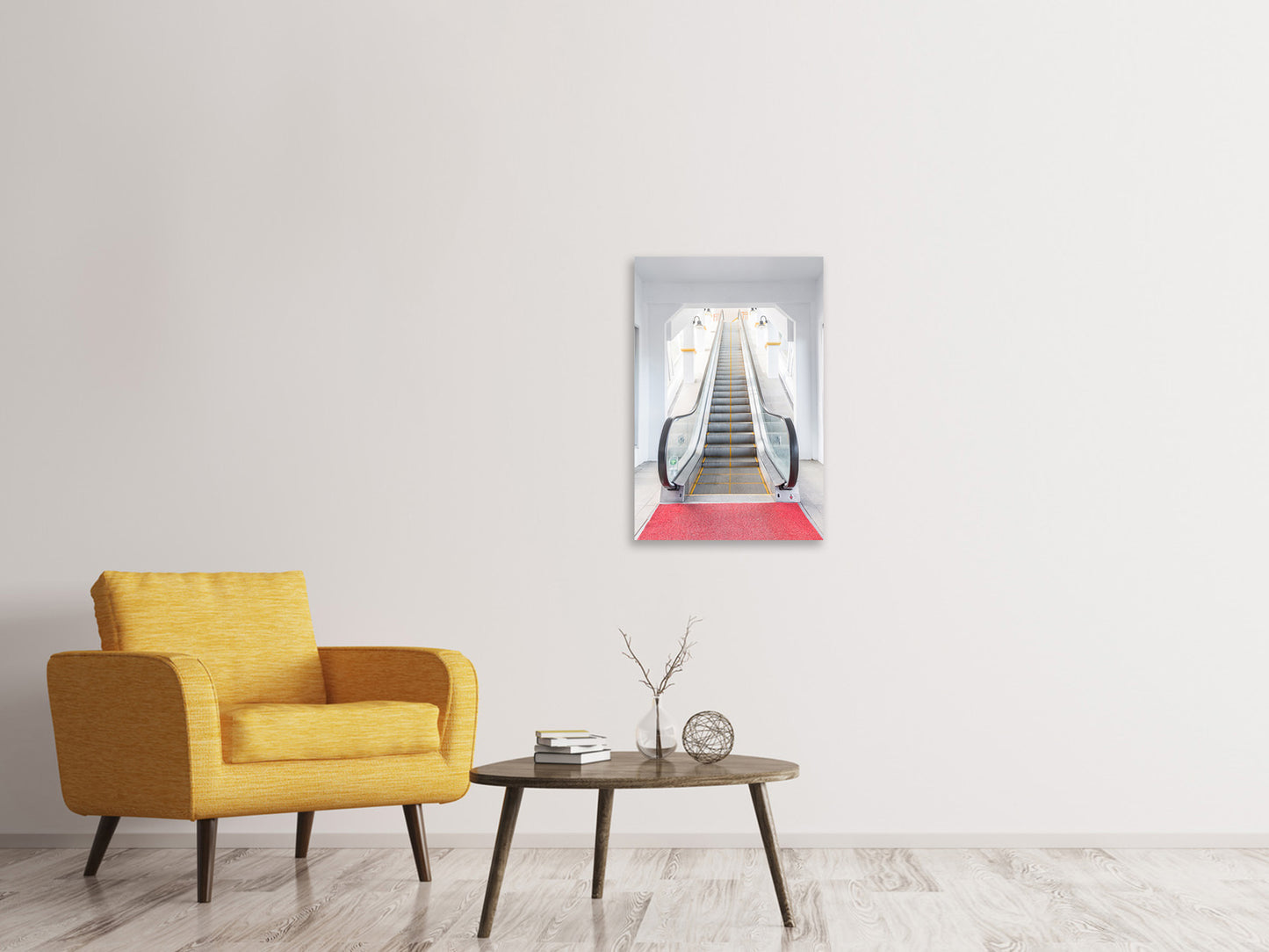 Leinwandbild Rolltreppe