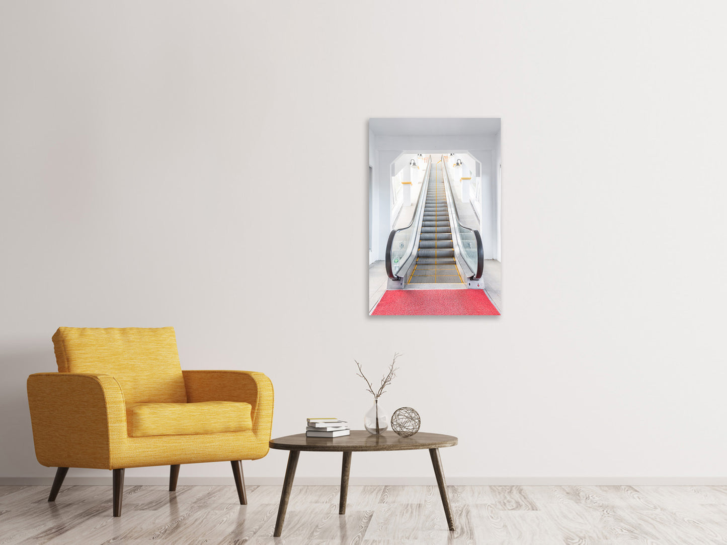 Leinwandbild Rolltreppe