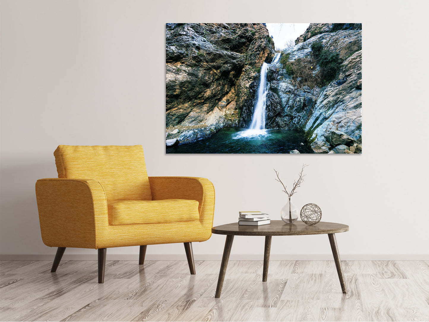 Leinwandbild Bewegtes Wasser
