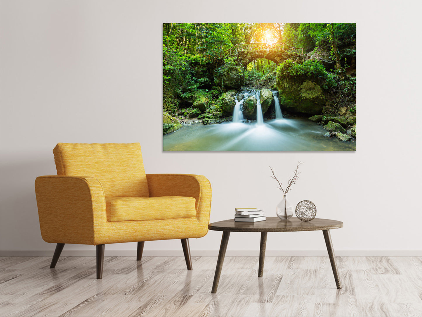 Leinwandbild Wasserspiegelungen