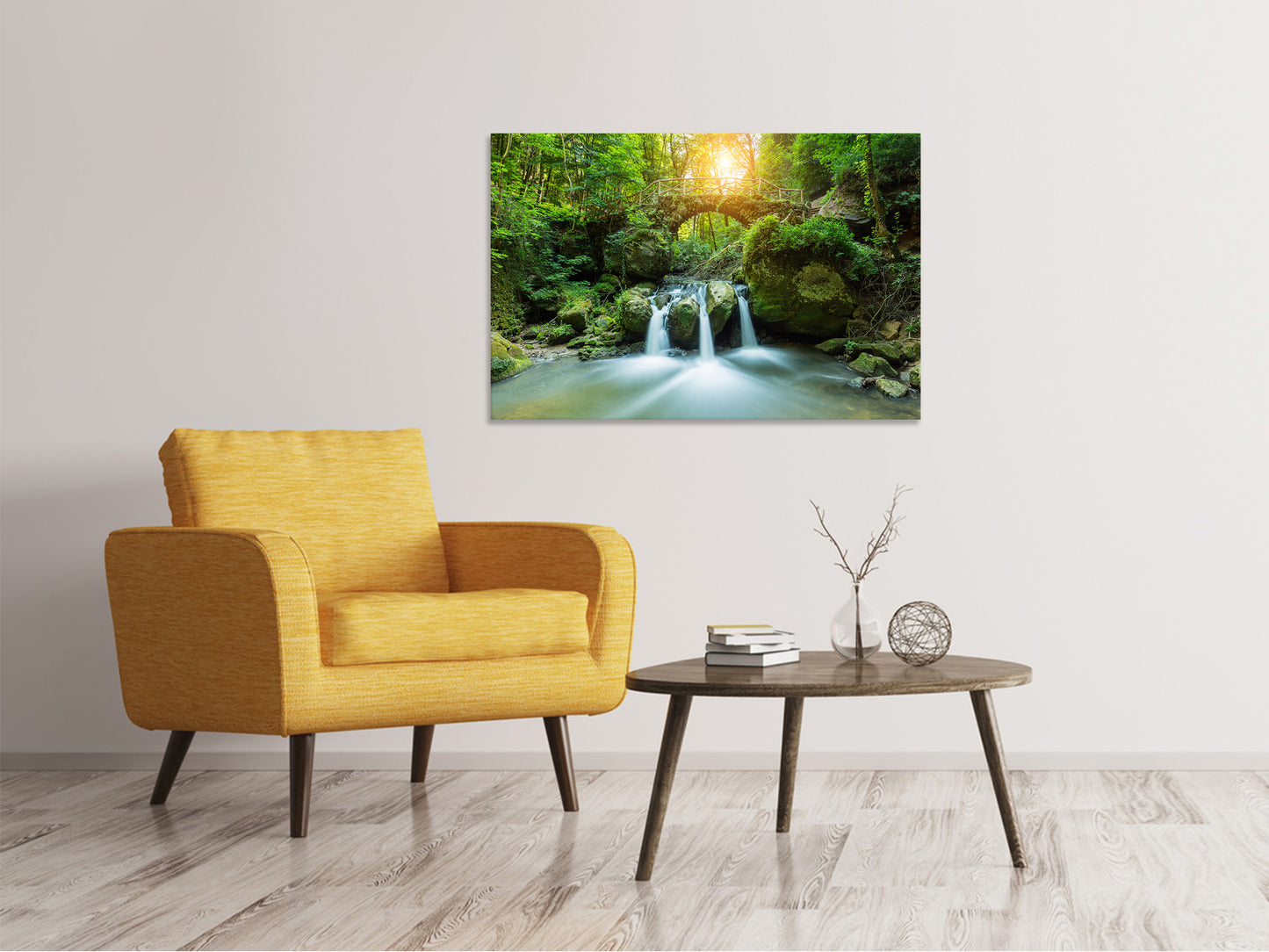Leinwandbild Wasserspiegelungen