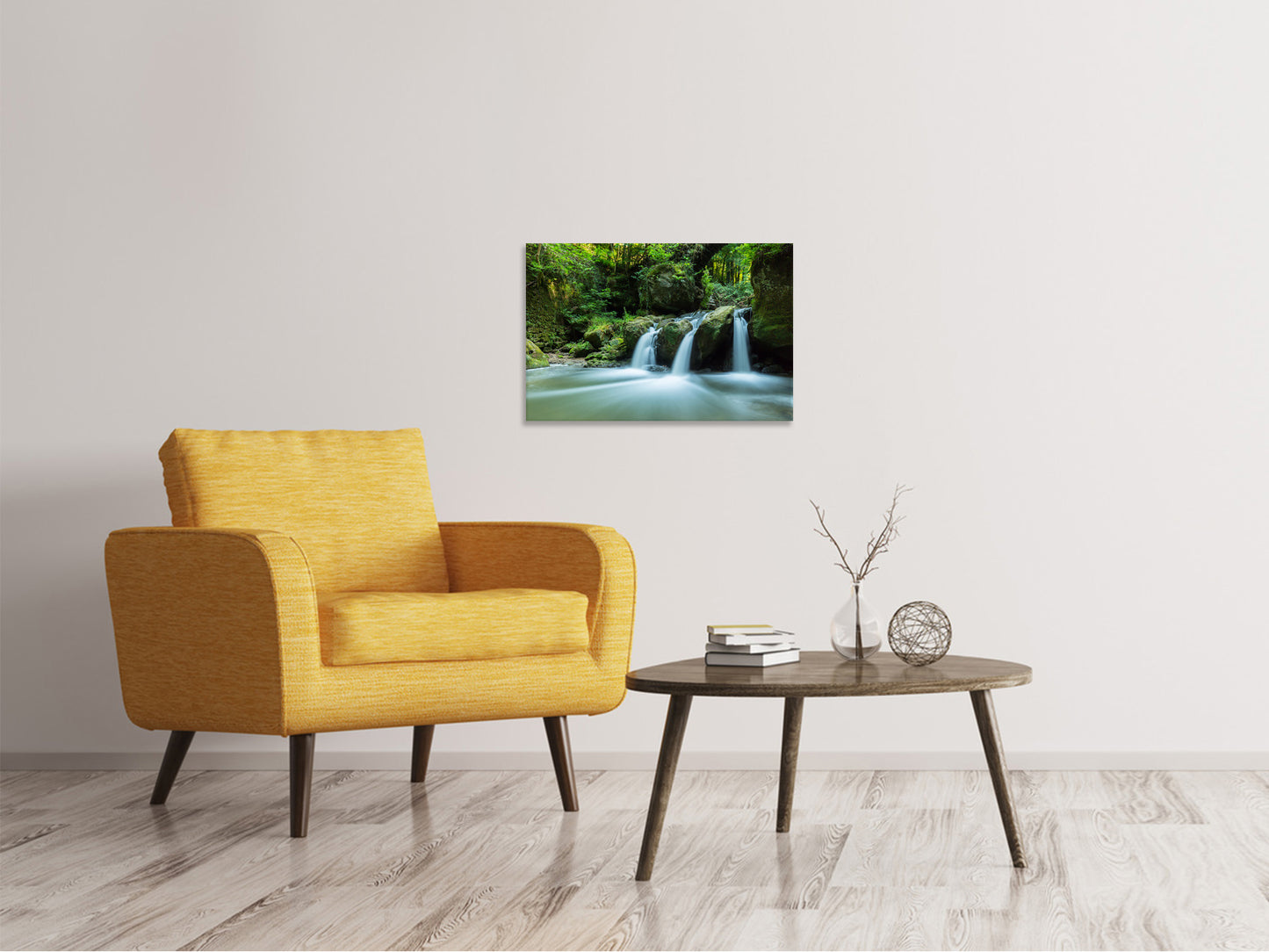 Leinwandbild Fallendes Wasser