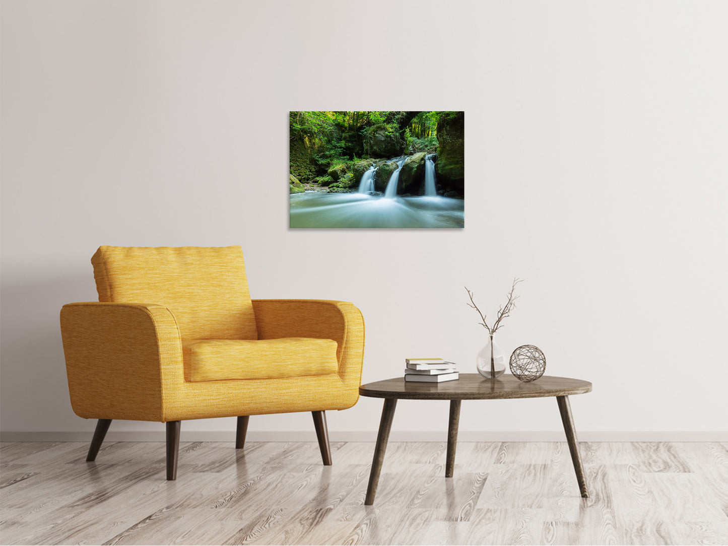 Leinwandbild Fallendes Wasser