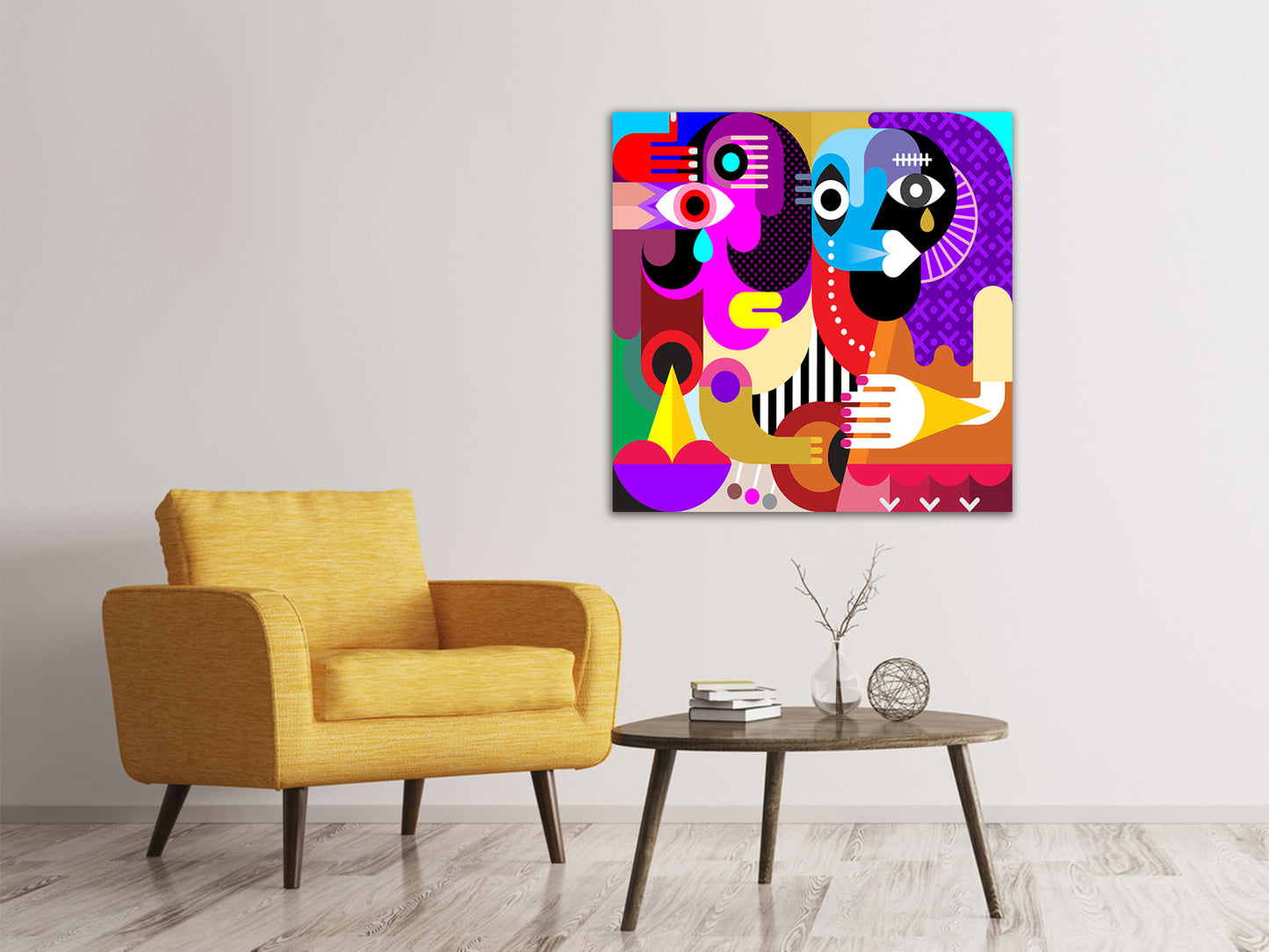 Leinwandbild Moderne Kunst People