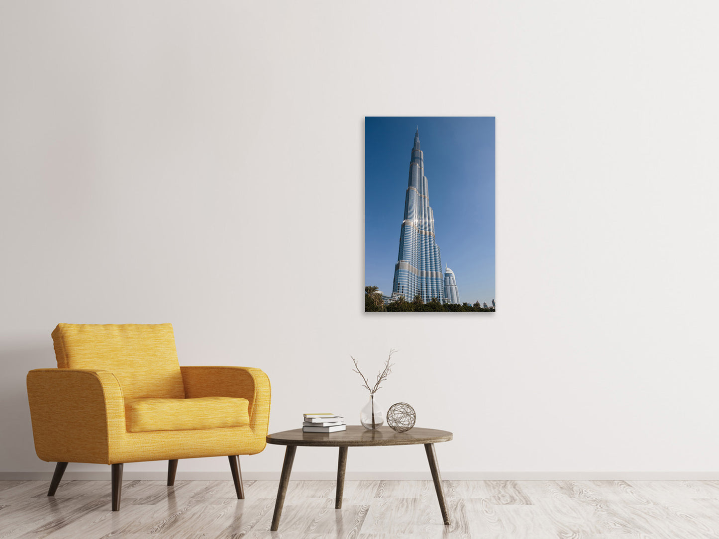 Leinwandbild Wolkenkratzer Dubai