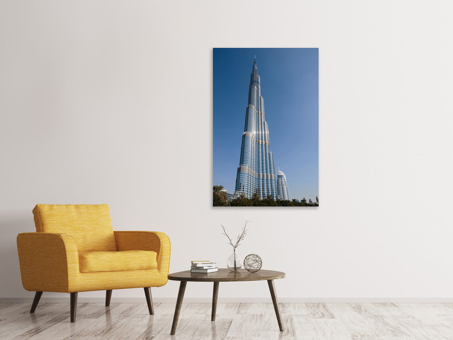 Leinwandbild Wolkenkratzer Dubai