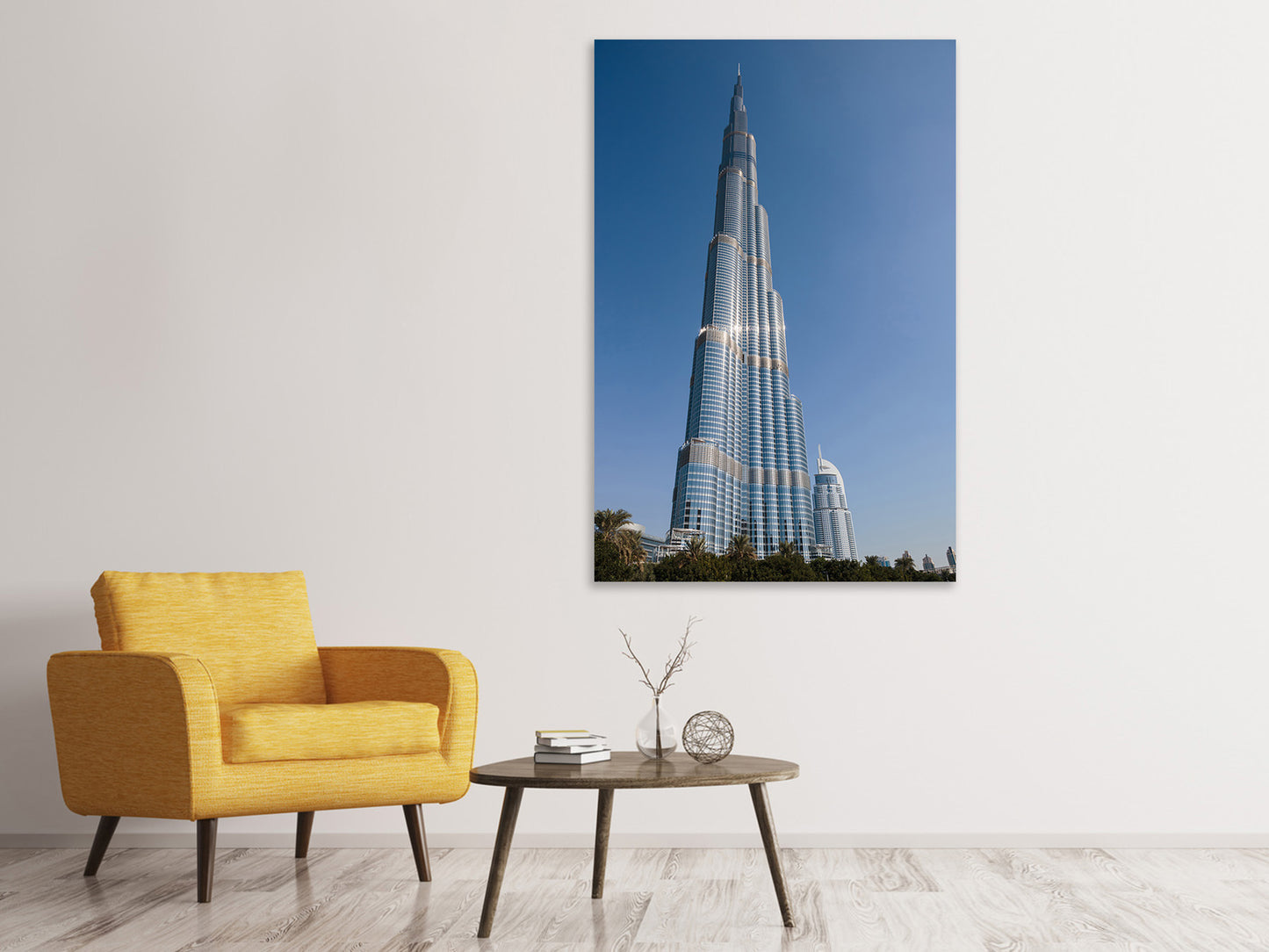 Leinwandbild Wolkenkratzer Dubai