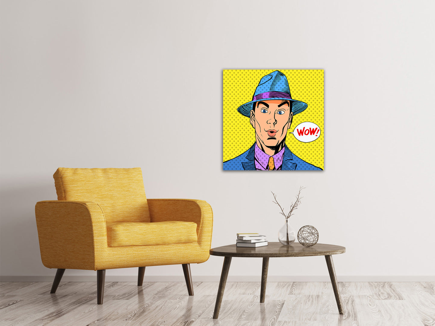 Leinwandbild Pop Art Wow