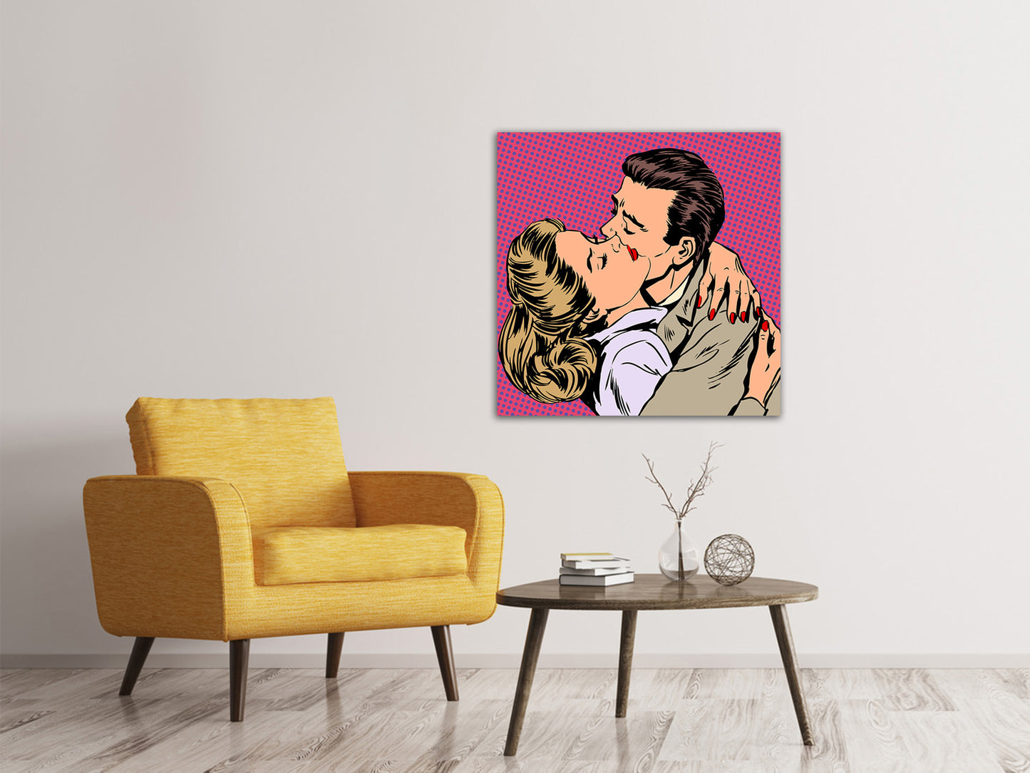 Leinwandbild Pop Art Sehnsucht