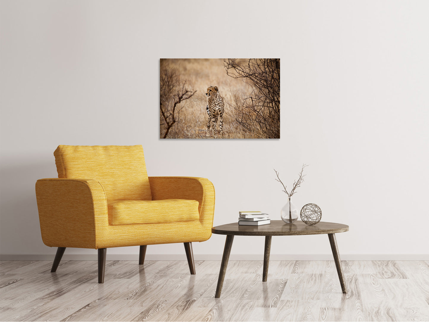 Leinwandbild Eleganter Gepard