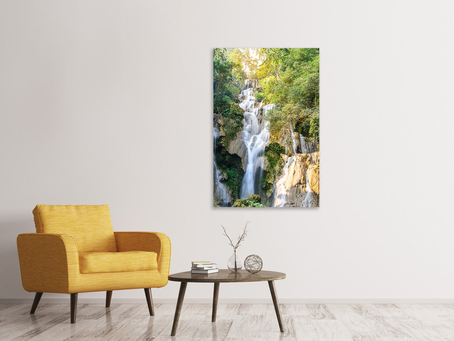 Leinwandbild Berauschter Wasserfall