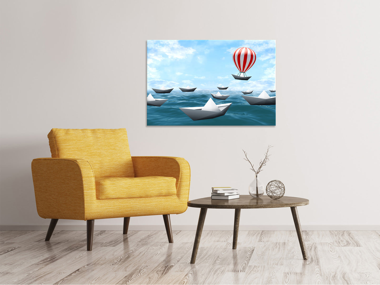 Leinwandbild Schiffchen