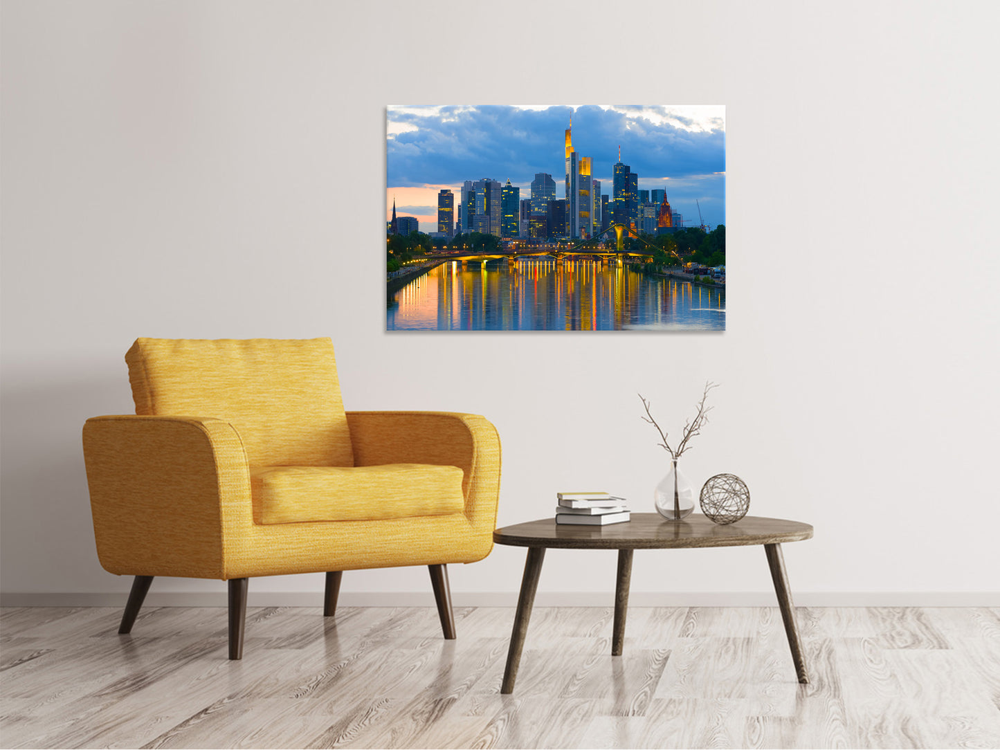 Leinwandbild Skyline Frankfurt am Main