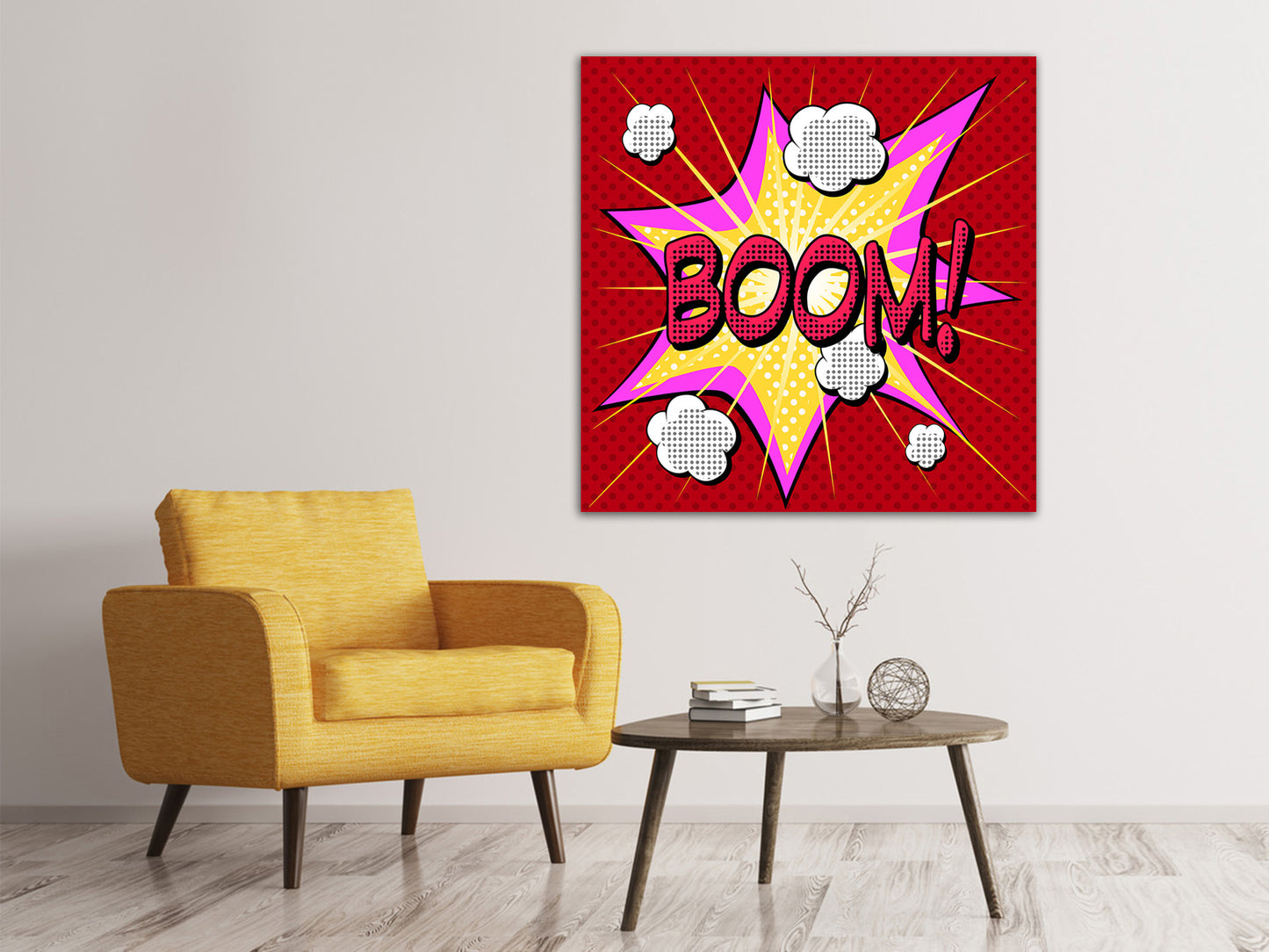 Leinwandbild Pop Art Boom