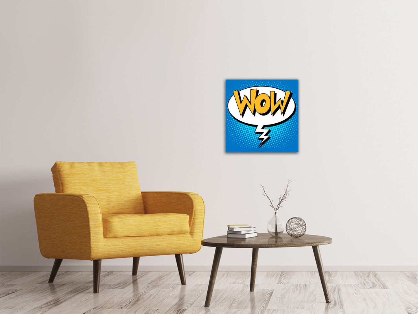 Leinwandbild Pop Art Sprechblase