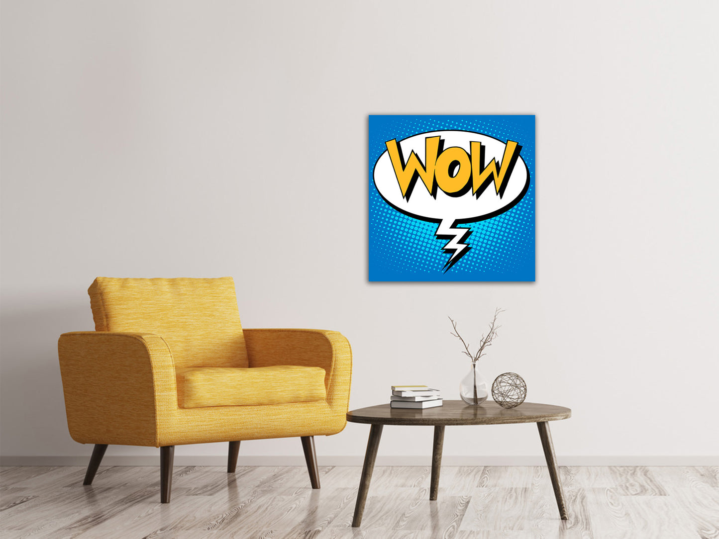 Leinwandbild Pop Art Sprechblase