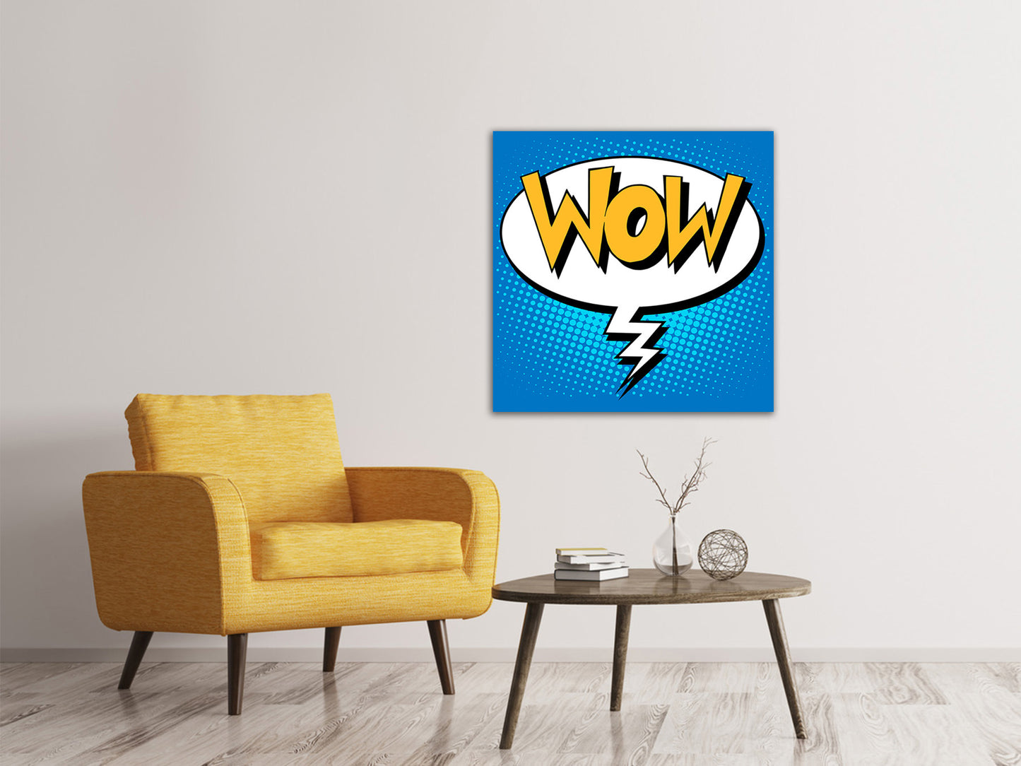 Leinwandbild Pop Art Sprechblase