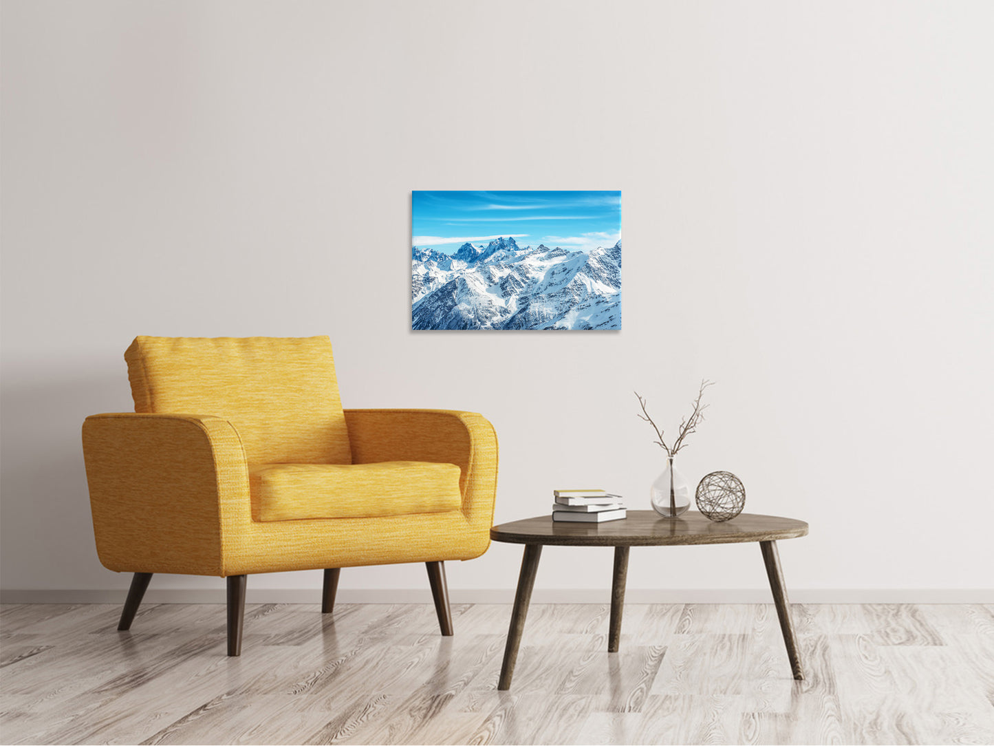 Leinwandbild Alpenpanorama