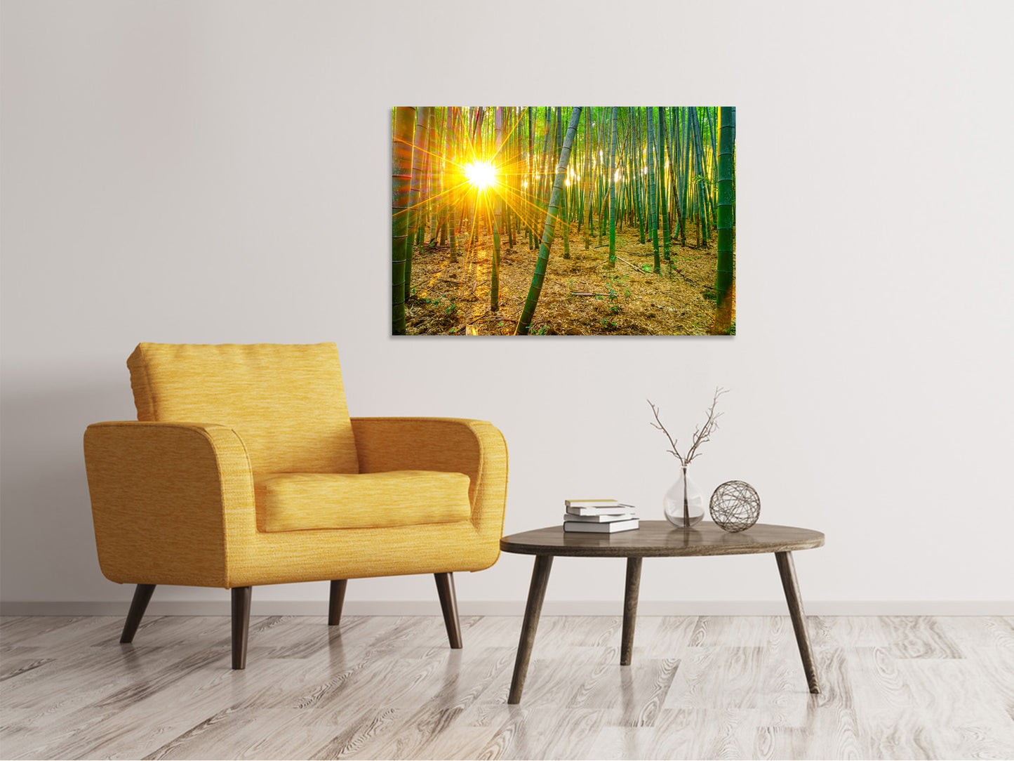 Leinwandbild Bambusse